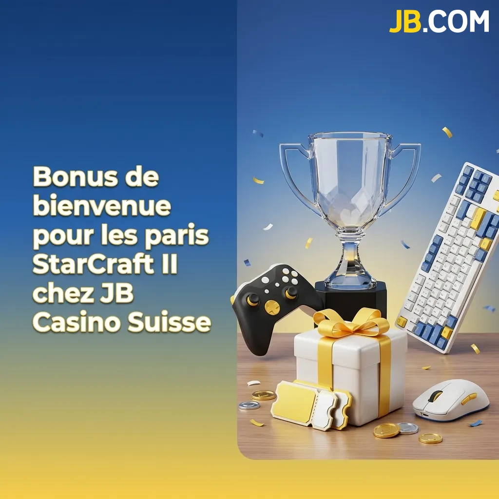 JB Casino welcome bonus options for StarCraft II betting with casino and sports deposit bonuses for Swiss players