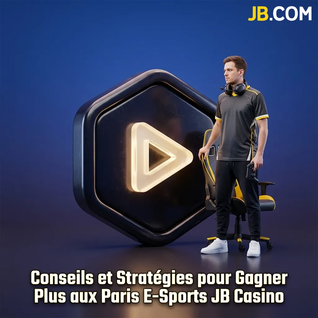 E-sports betting strategy tips displayed as bullet points on JB Casino guide for maximizing wins