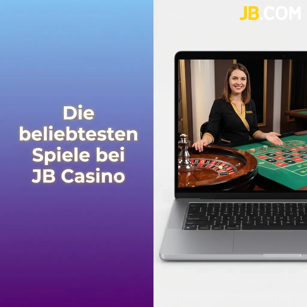 Popular casino games at JB Casino including Book of Dead, Starburst, and Mega Moolah slots displayed on screen