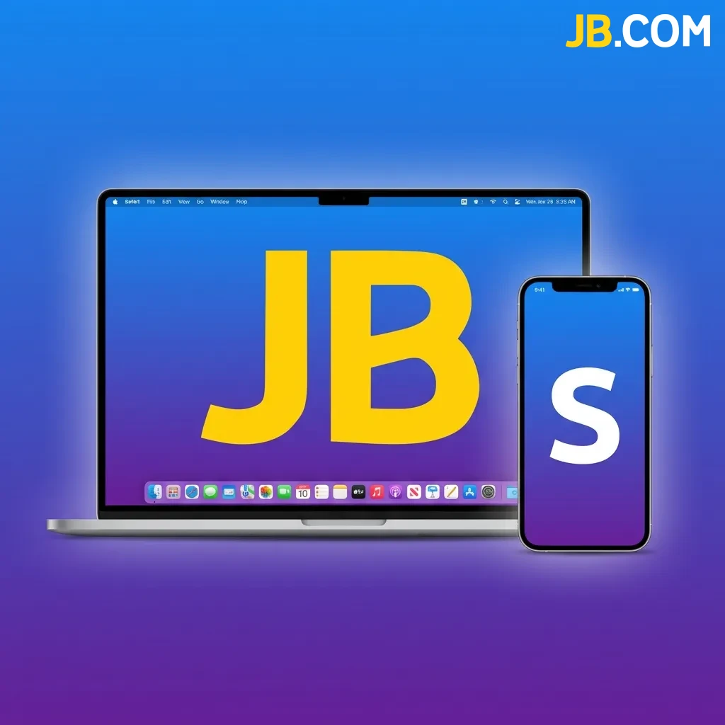 Interface JB Casino avec menu de navigation, sections sports et casino, affichage du solde et filtres de jeux