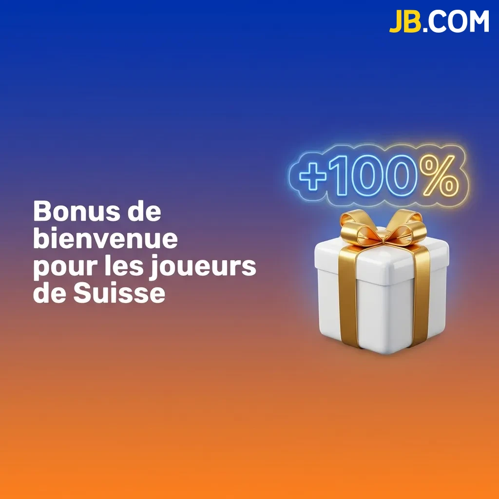 JB Casino welcome bonuses for Swiss players: 120% casino bonus with 100 free spins or 80% sports bonus with 5 free bets