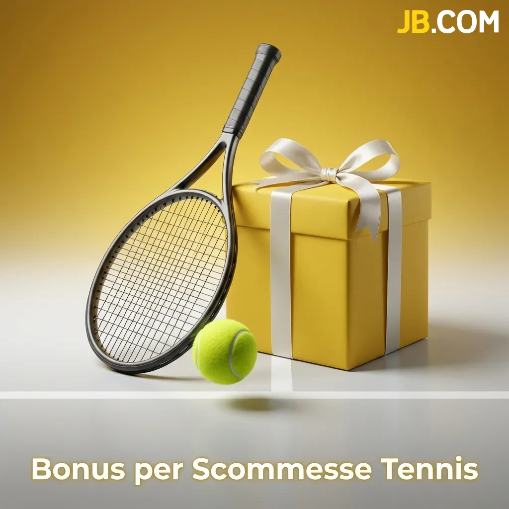 Tennis betting welcome bonus offer showing 100% match up to CHF 500 with wagering requirements and terms displayed