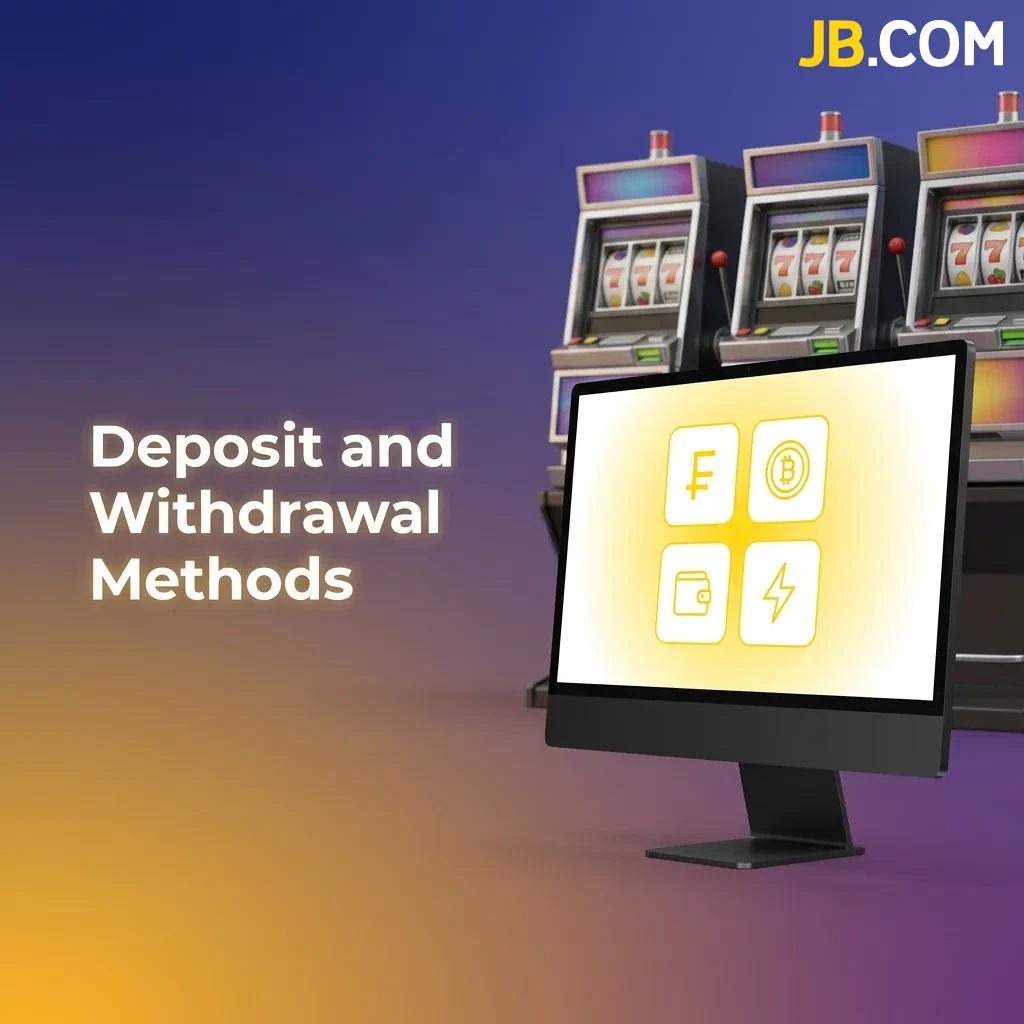 JB Casino payment options including credit cards, e-wallets, and cryptocurrencies with secure transaction processing