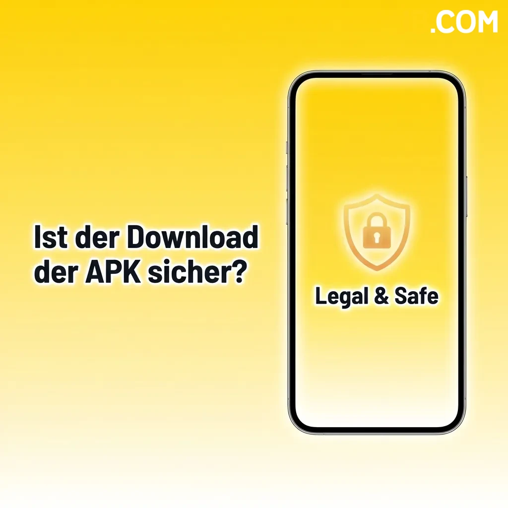 Sicheres Herunterladen der APK unter offizieller Glücksspiellizenz mit SSL-Verschlüsselung und Datenschutz