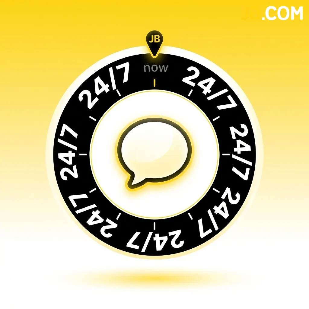 Customer service representative assisting JB Casino player through live chat support on computer screen