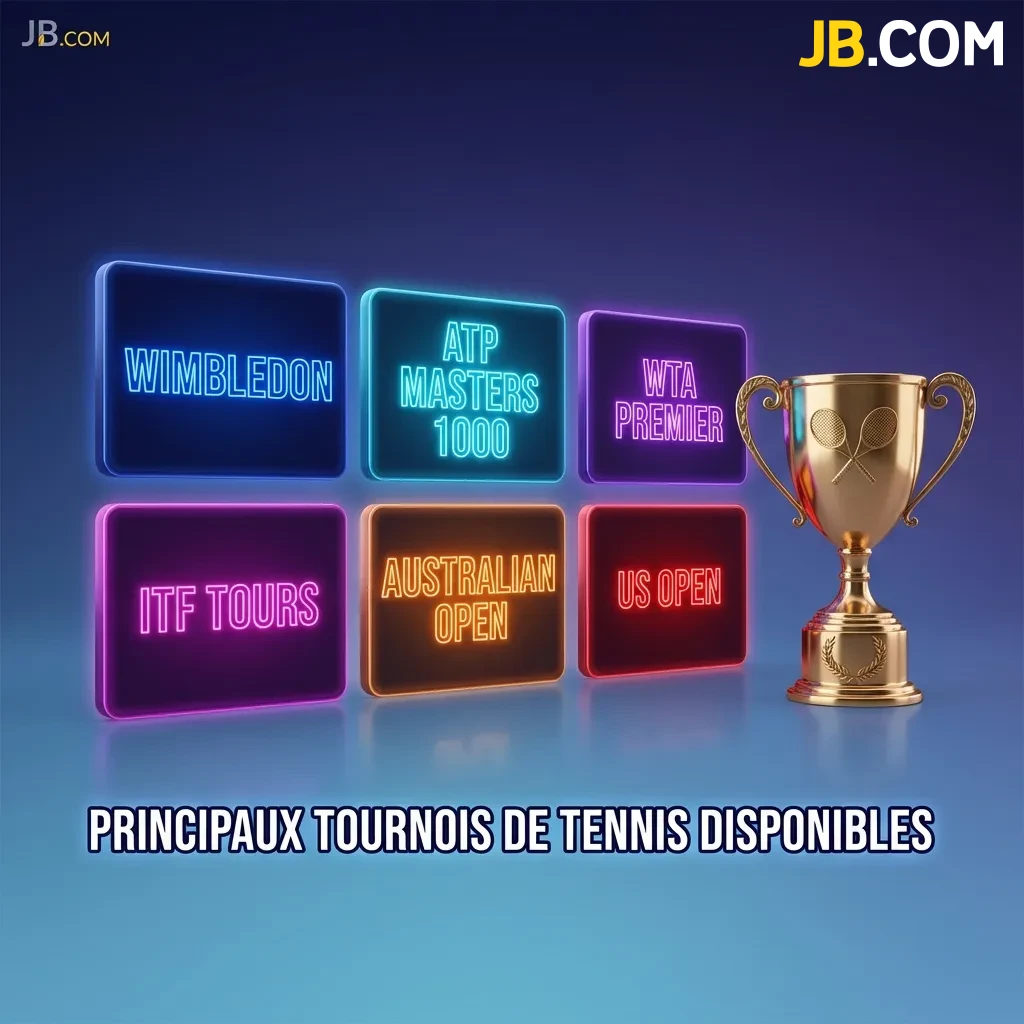 Tennis Grand Slam tournaments including Australian Open, Roland-Garros, Wimbledon, and US Open betting coverage