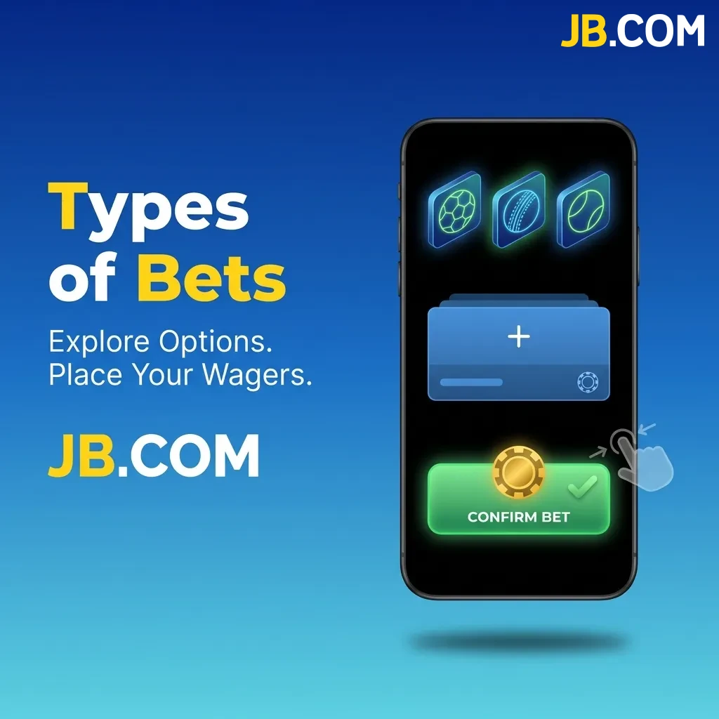 Types of betting options: single bet, express bet with multiple selections, and flexible system bet with partial wins.
