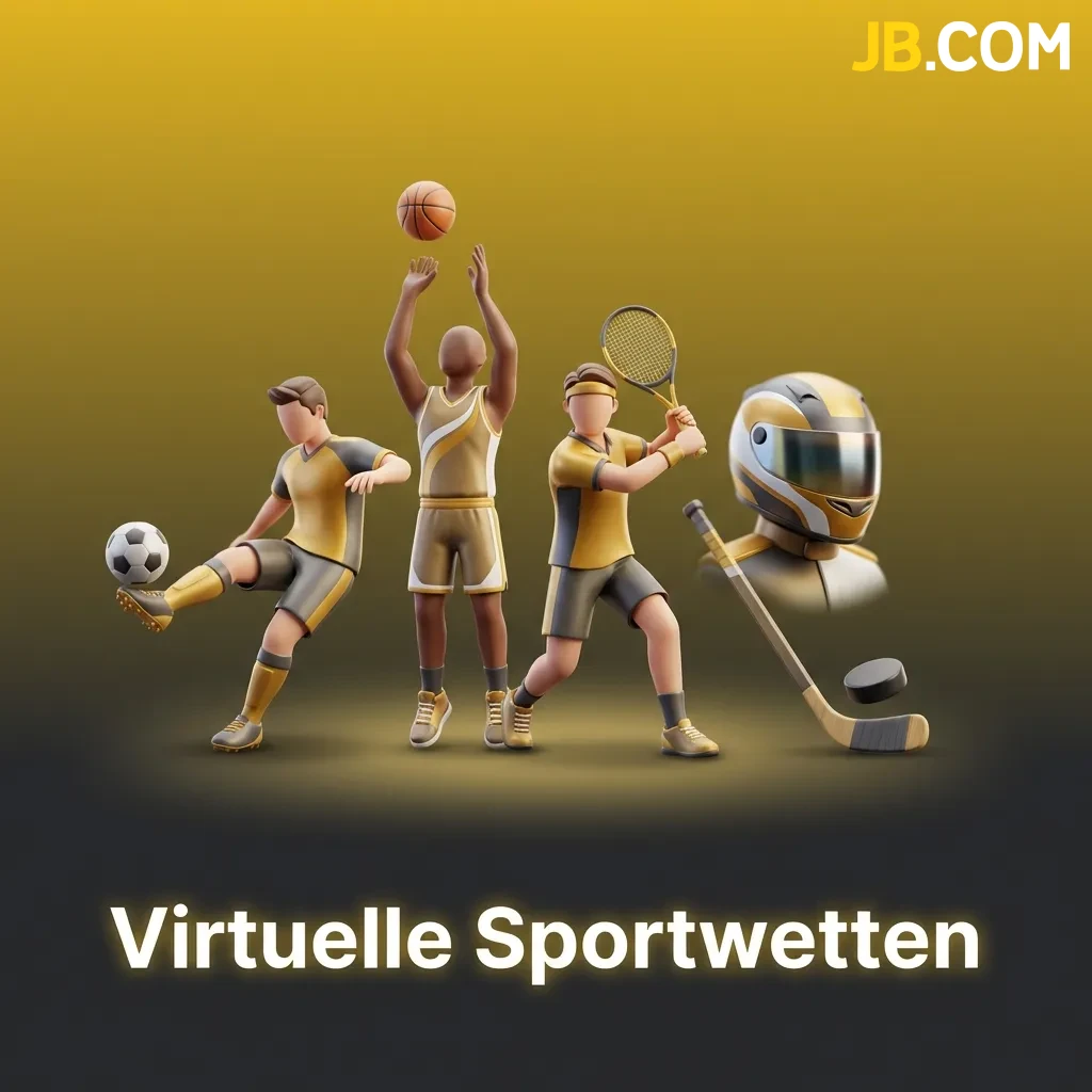 Virtual sports betting simulation showing computer-generated football, tennis, horse racing and basketball events