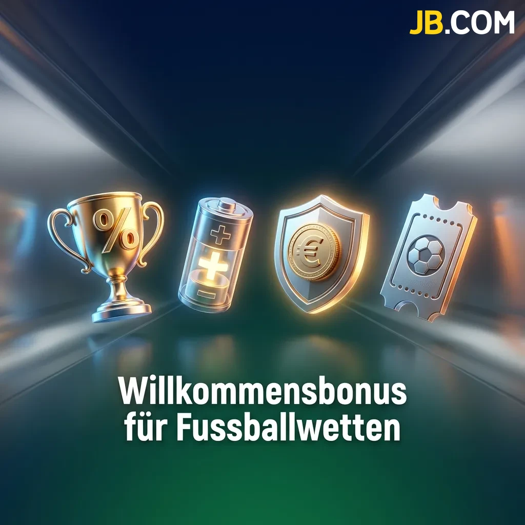 JB Casino welcome bonus for football betting: 80% deposit bonus up to 200 CHF plus 5 free bets for new users