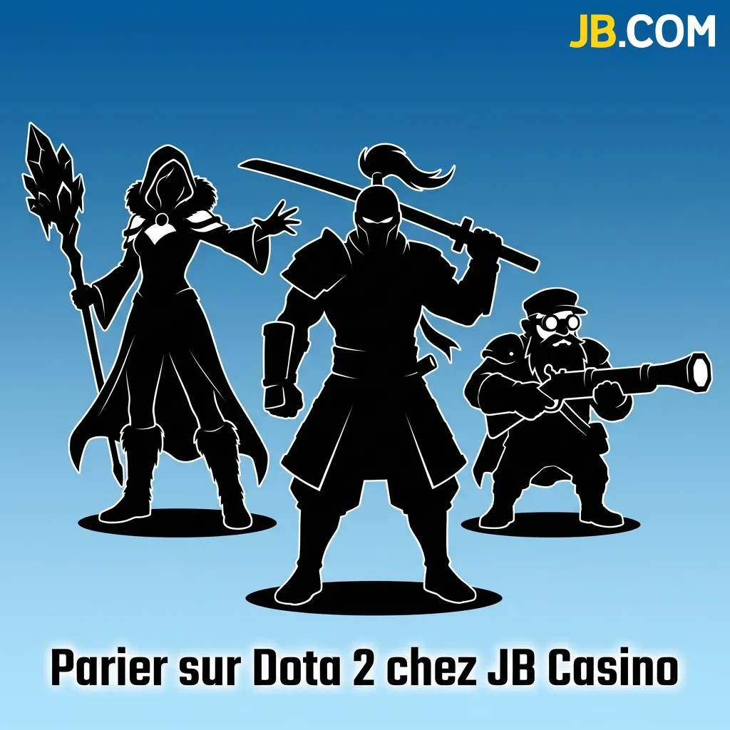 Dota 2 esports betting interface showing tournament options and live betting markets at JB Casino