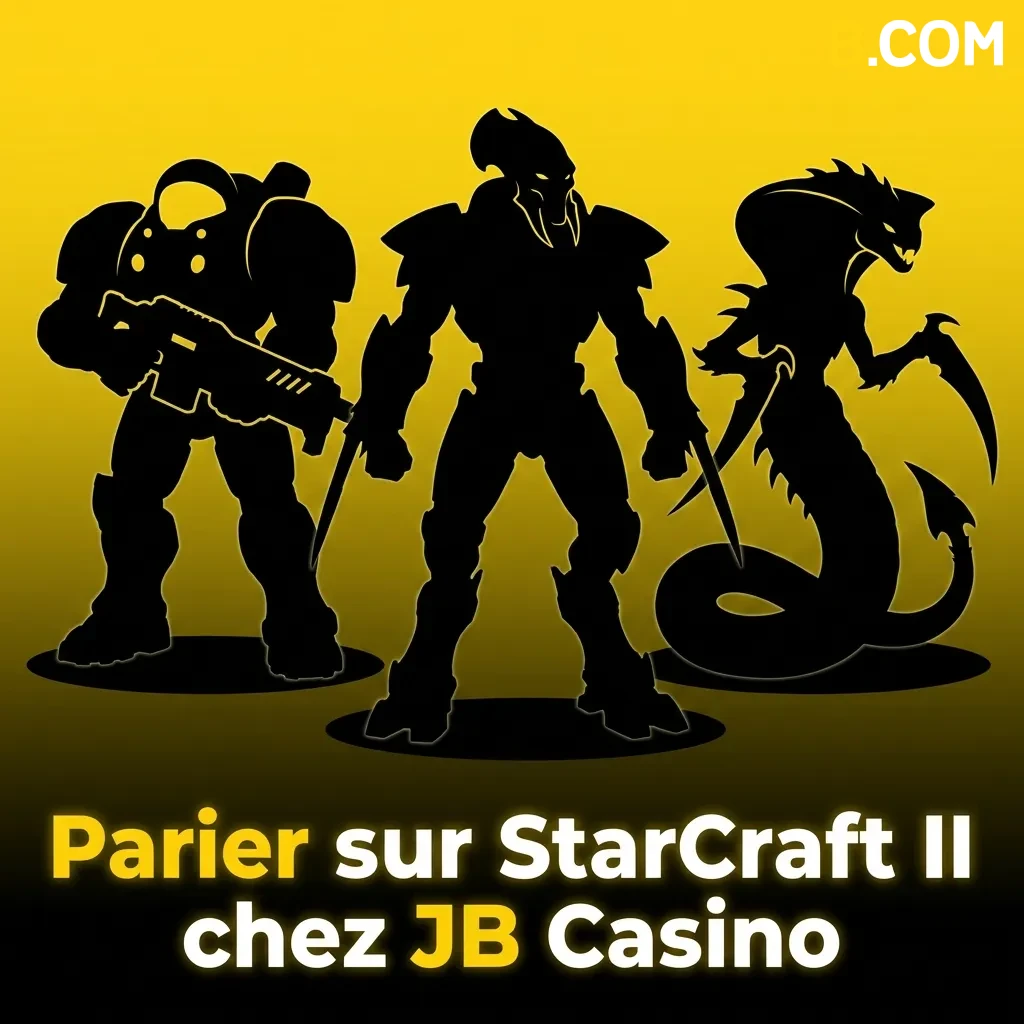 StarCraft II esports betting interface showing tournament matches and wagering options at JB Casino