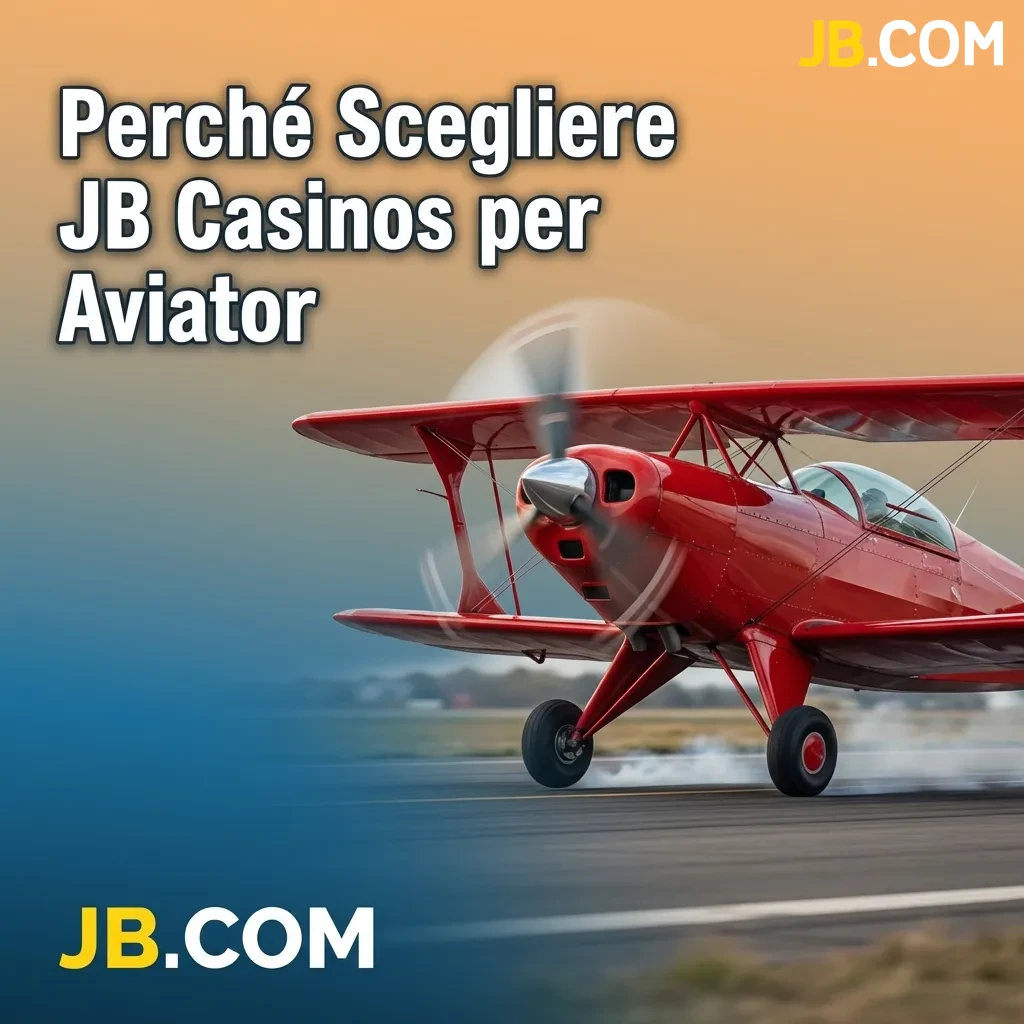 JB Casino Aviator platform showcasing high RTP, demo mode, bonuses, mobile compatibility, and Italian support features