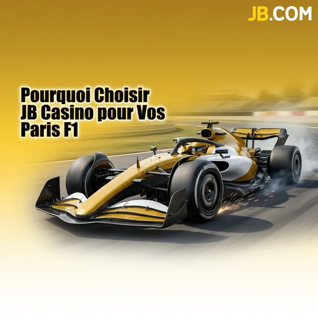 JB Casino F1 betting features: competitive odds, live betting, 50+ markets, mobile app, detailed stats, fast payouts