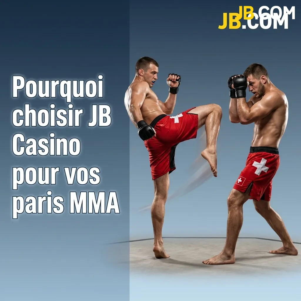 JB Casino MMA betting platform showing comprehensive fight coverage, competitive odds, and live streaming features