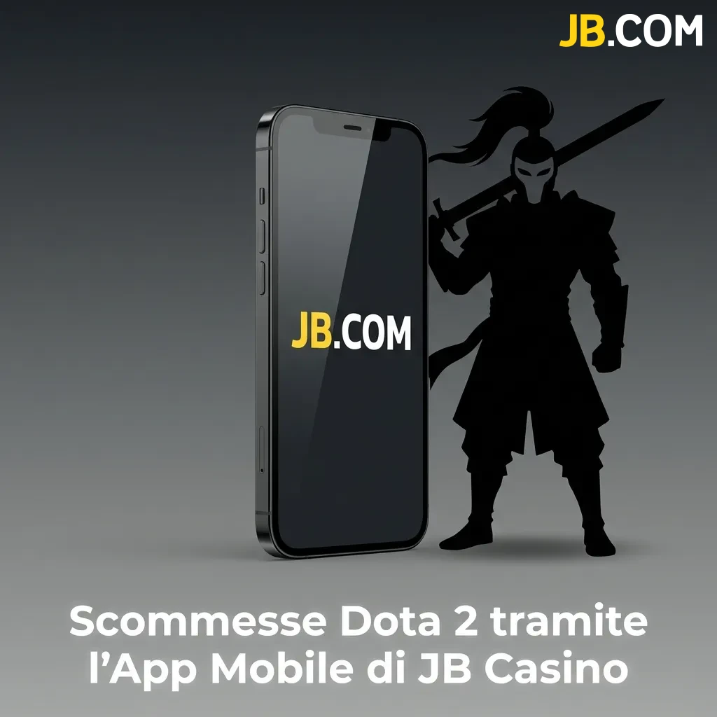 App mobile JB Casino per scommesse Dota 2 con quote live e gestione bankroll su smartphone