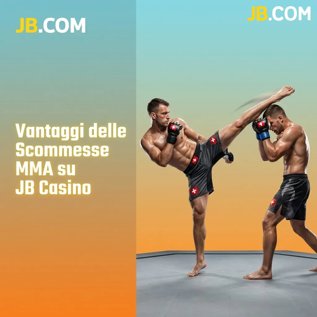 JB Casino offre quote UFC competitive, streaming live, statistiche fighter e scommesse MMA in tempo reale