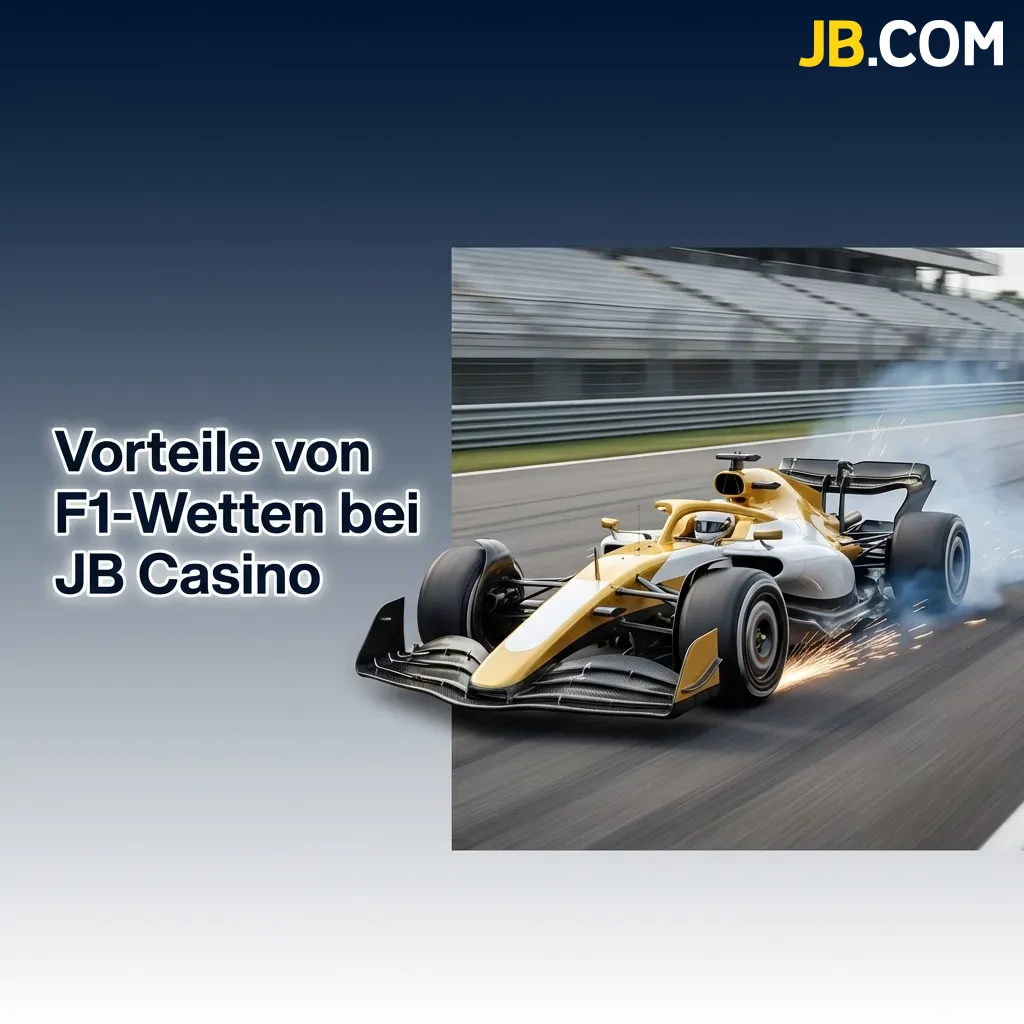 F1-Wetten bei JB Casino: Live-Wetten, über 40 Märkte, Schweizer Lizenz, schnelle Auszahlungen, mobile App