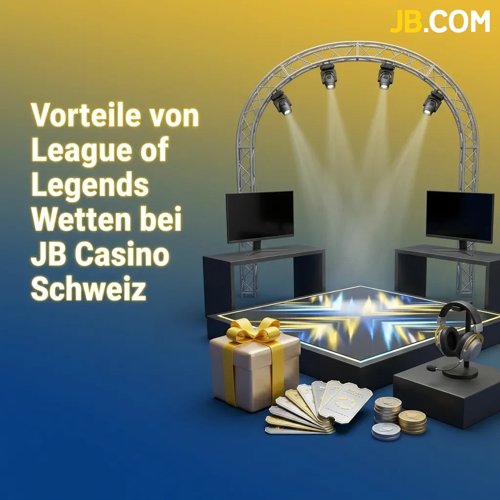 League of Legends betting advantages at JB Casino Switzerland with bonuses, payment methods, and competitive odds