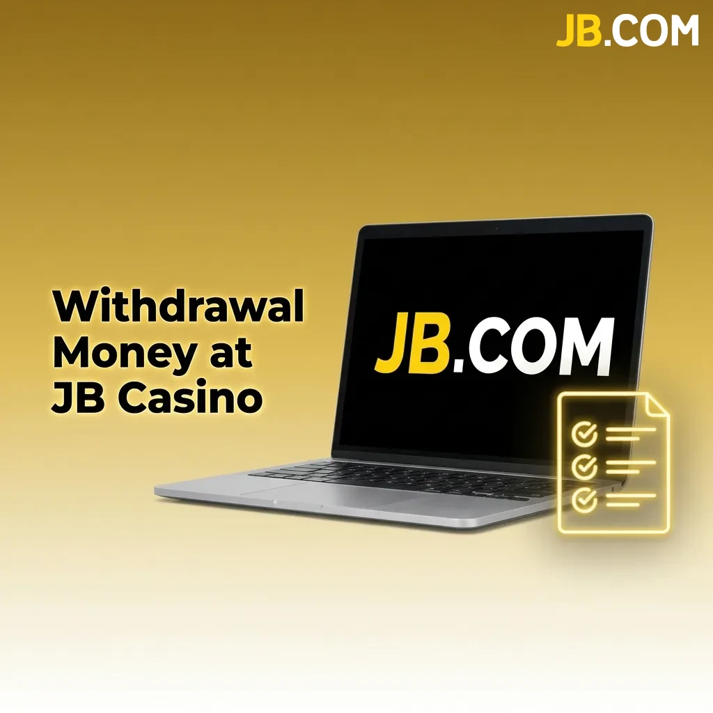 Player withdrawing winnings from JB Casino account using secure payment method on dashboard